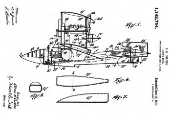 Patente estadounidense nº 1142754 (hidrocanoa Model F)